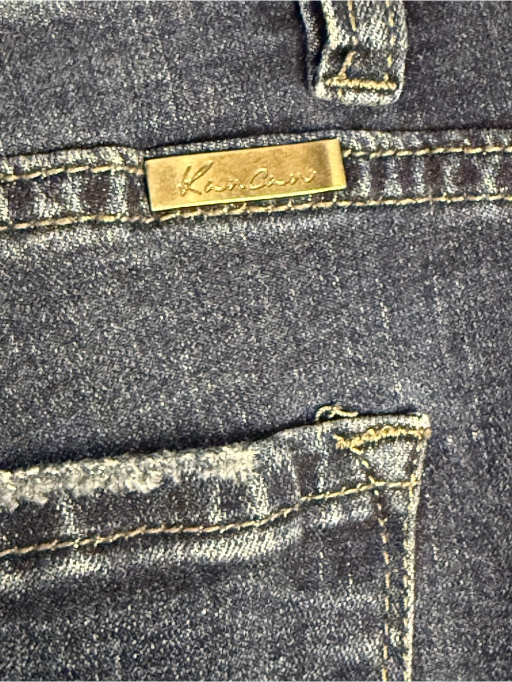 KanCan Dark Blue Skinny Jeans with Distressed Detail - Picture 4 of 9